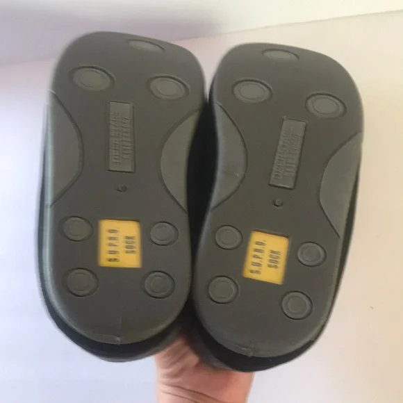 Deer Stags mens Technology  CampoSlipper  Black/Dk Grey Size 11M - Picture 8 of 14